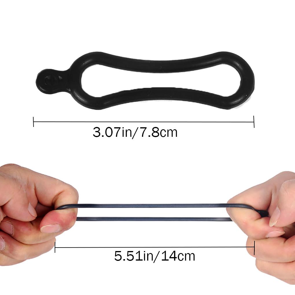 10pcs Light Rubber Band O Shaped Lamp Mount Component Install Fitting Solid Color light Fixator Installation Part