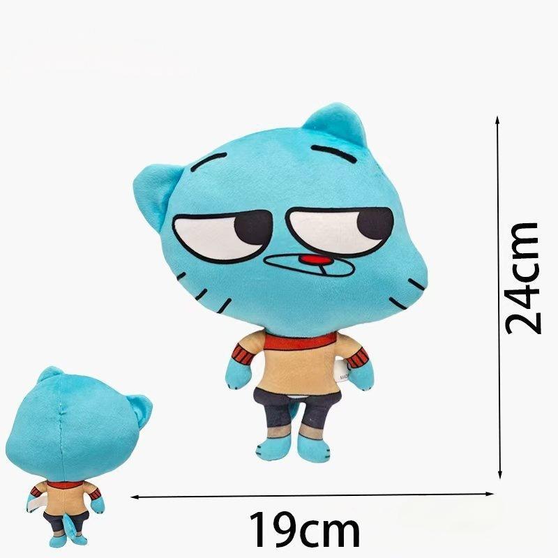 Geweldige Werelden Van Gumball Knuffels De Geweldige Werelden Van Gumball Knuffelpop Geweldige Werelden Van Gumball Darwin Anais Richard! blue