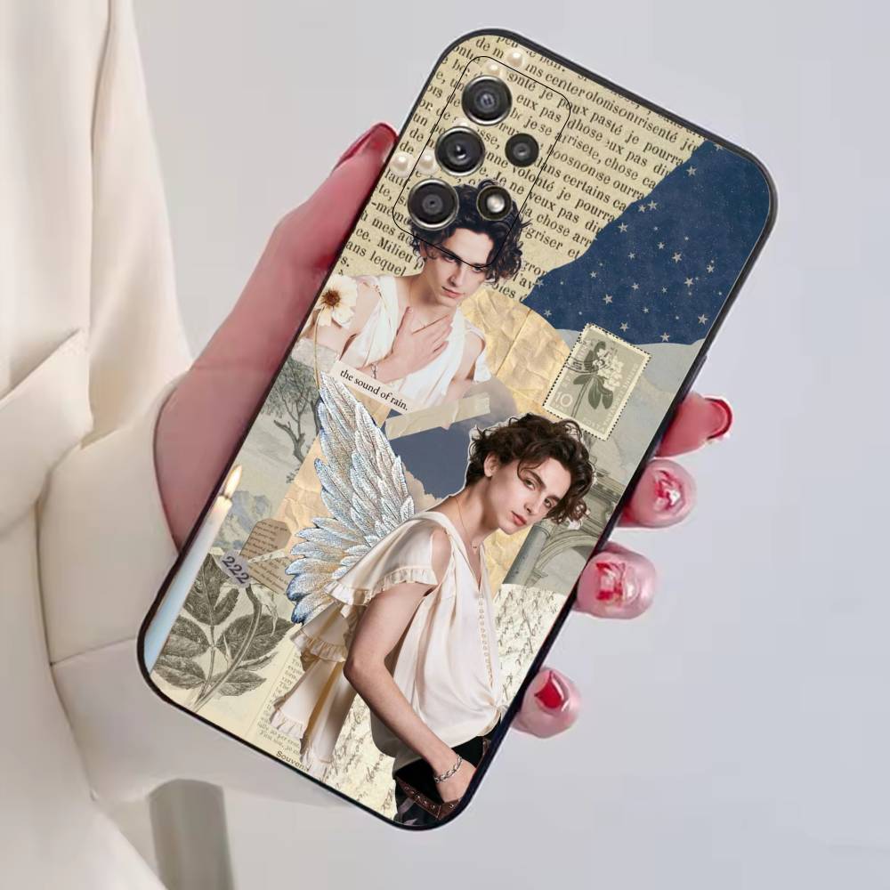 Hot Actor T-Timothee Chalamet Phone Case For Samsung S25,S24,S21,S22,S23,S30,Ultra,S20,Plus,Fe,Soft Silicone Black Cover