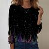 Long Sleeve Shirts For Women Cute Print Graphic Tees Blouses Casual Plus Size Basic Tops Pullover