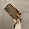 Couple simple application iphone17pro mobile phone case Apple 15 hand rope 14 foreign trade 13promax new 16X
