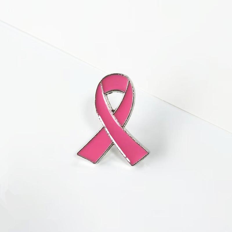 Alloy drip love red ribbon logo brooch AIDS badge HIV international symbol Public welfare activity promotion label