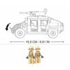 265PCS WW2 Military SWAT H2 Assault Vehicle Car Building Blocks Army Soldier Armor Car Model Bricks DIY Toys Gifts For Kids Boys