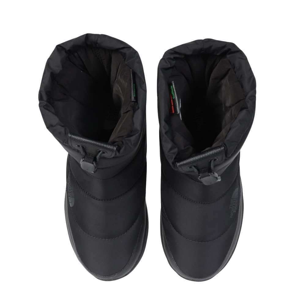 THE NORTH FACE Nuptse Bootie Waterproof VII NF52272 TNF Black/TNF Black 2, 27.0 cm (Unisex Waterproof Insulated Winter Boots)