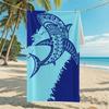 Ultra Absorbent Microfiber Beach Towel With Sea Turtle Print Quick Dry Large Size 70x140cm Pool Vacation Travel