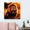 New Arrival 5D DIY Full Circle Diamond Painting "Lion" Embroidery Cross Stitch Home Decor Gift