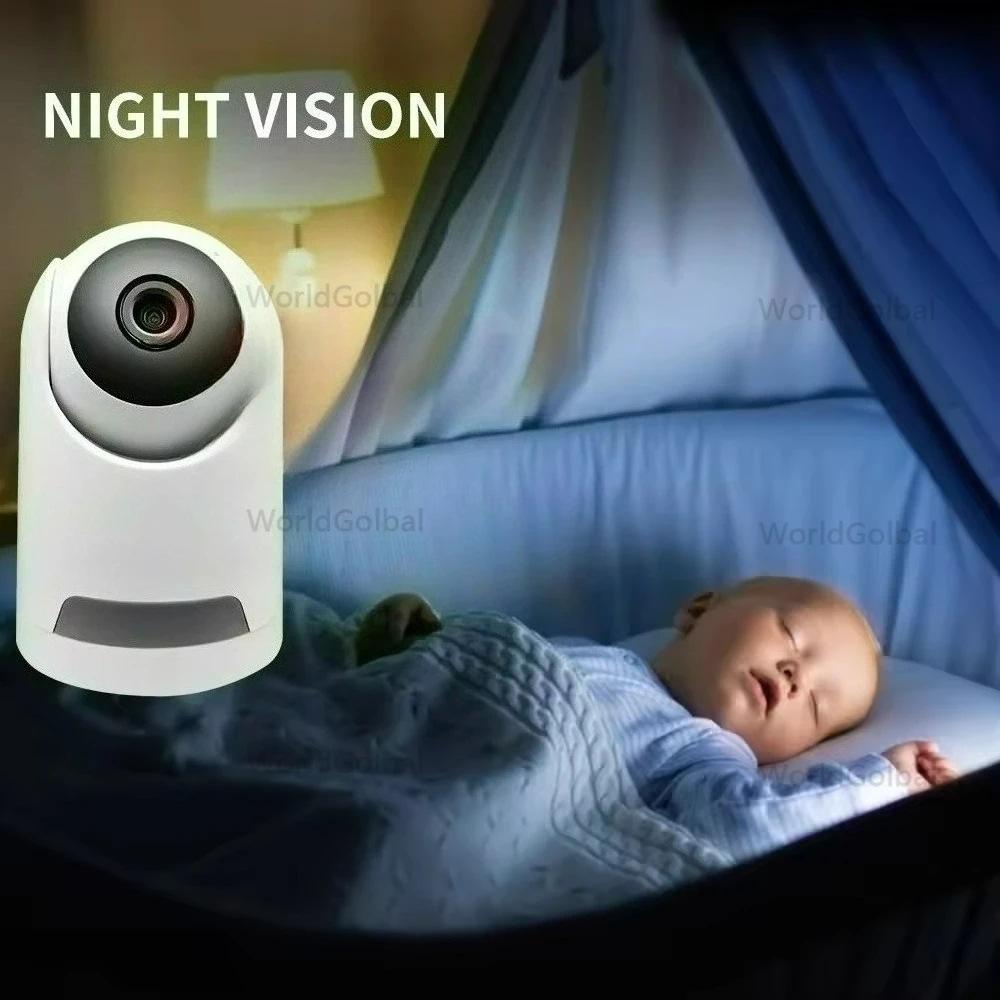 iCsee Dual-Lens HD WiFi Camera: Smart 360° Full-Color Night Vision Security