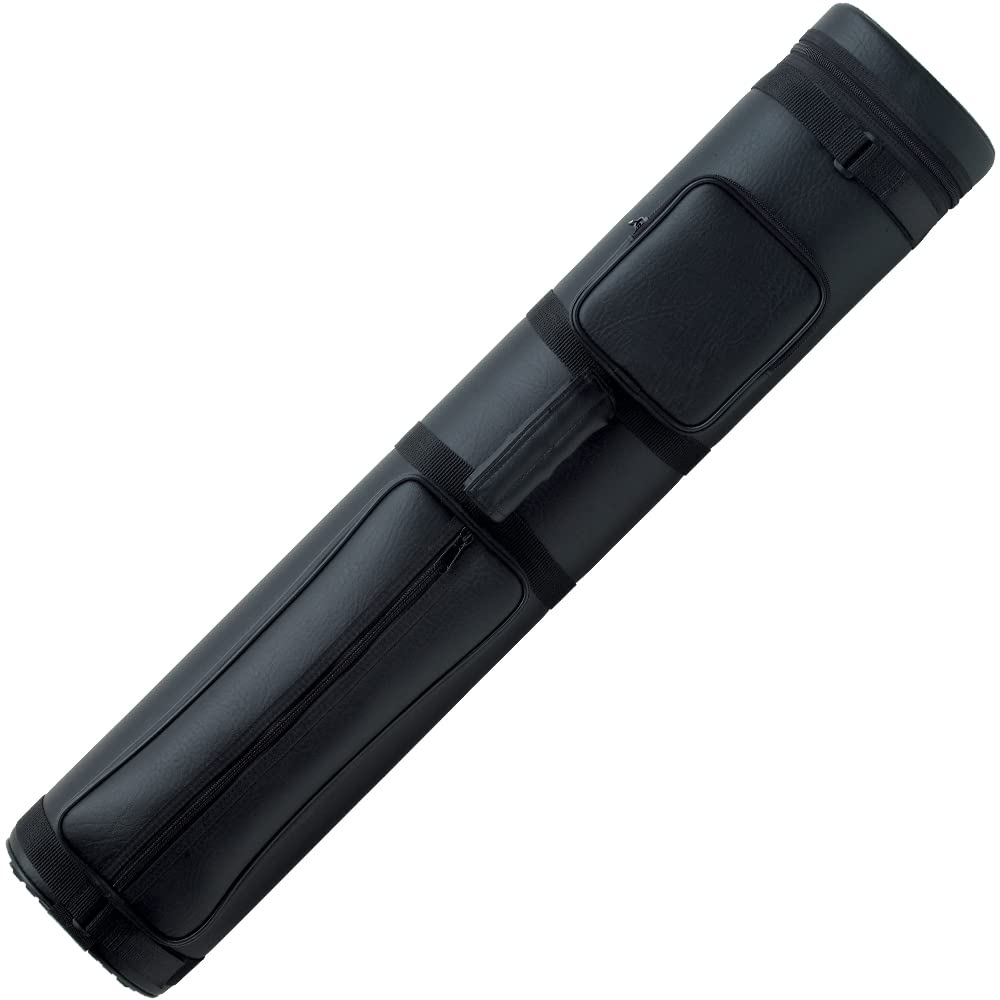 

Action Vinyl Pool Cue Hard 4x8 Tube Style Case Bats and 8 32 Case, (4 Shafts)