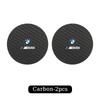 JUSK5 New 2025 Carbon Car Coaster Mat Interior Water Cup Pad Cushion For BMW X1 X2 X3 X4 X5 X6 X7 G20 G30 GT E46 E60 F10 E39 F30 E36 F