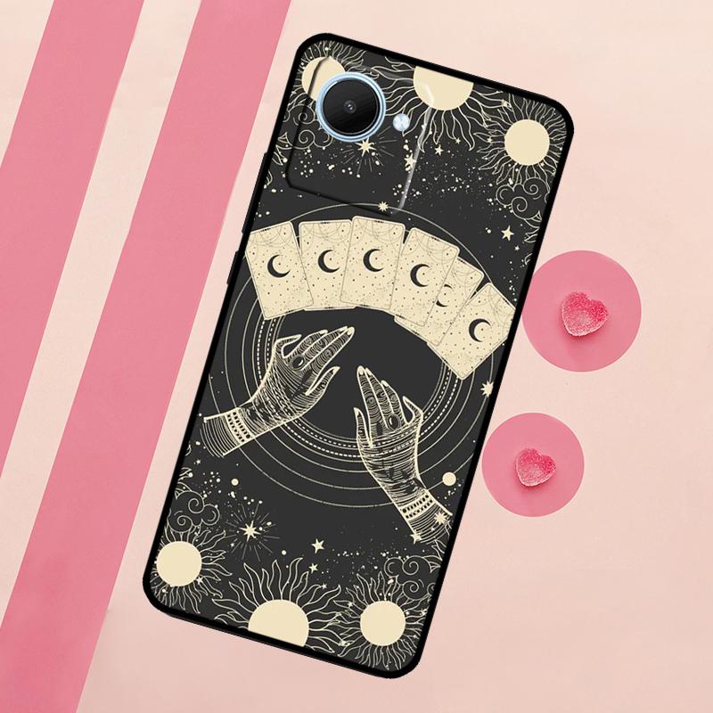 Fortune Telling Moon Stars Hands Art For Realme 15 10 11 12 13 14 Pro Plus C65 C67 C75 C63 C61 C55 C51 C53 C35 GT6 GT7 Pro Case