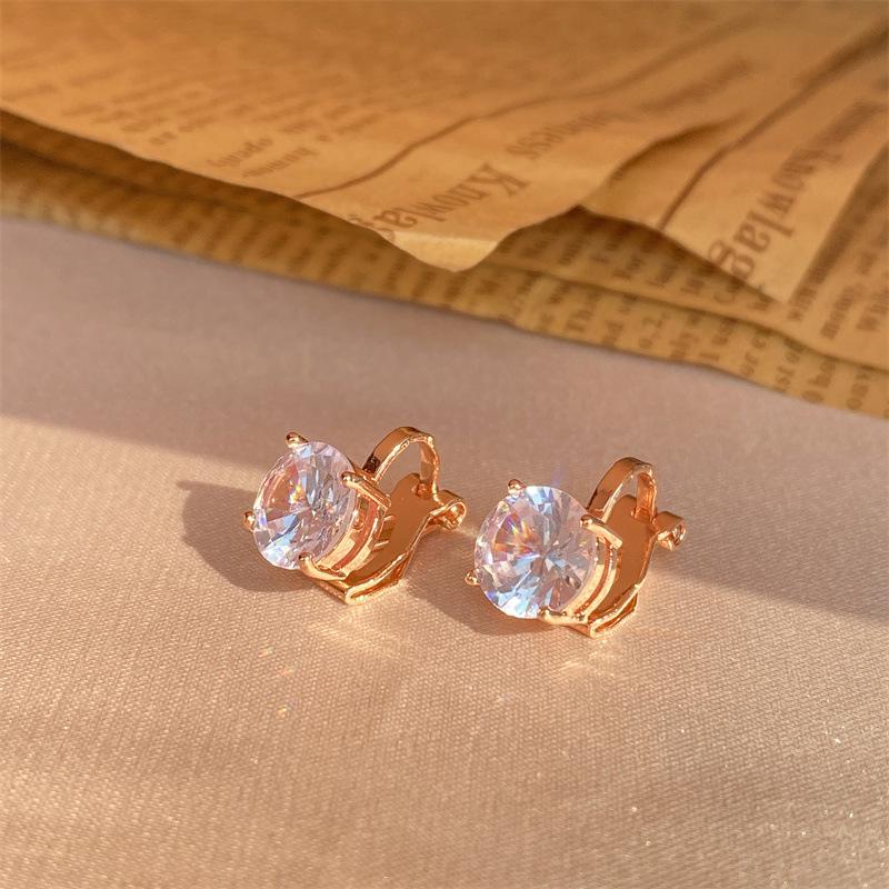 Korean Earless Zircon Earrings: Luxury, Painless, Fashionable Clips