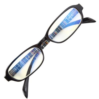 Reading Blue Light UV Black [PrePiar] Glasses, Stylish, Compact, Cut, Protection, Portable, Men's, Women's, +1.5