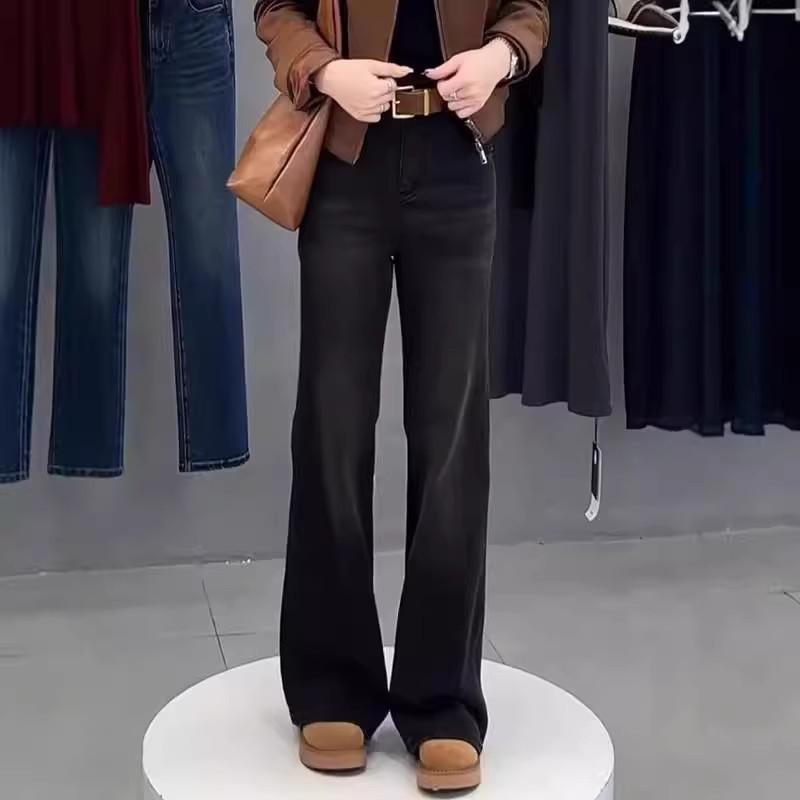 Women's Plus Size High Waist Stretch Flare Jeans 2024 - Slimming & Leg Lengthening