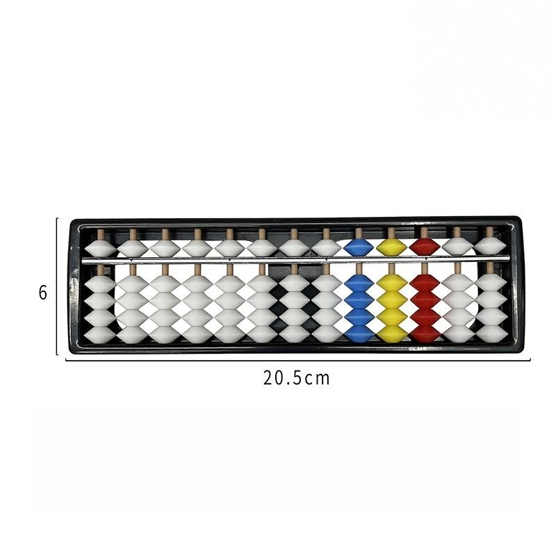 13 Digits Abacus Counting Tool Soroban Arithmetic Column Classic Calculator for Student Learning Practice
