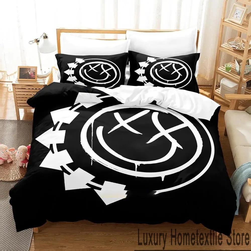3D Druck Blink-182 Bettwäscheset Jungen Mädchen Twin Queen King Size Bettbezug Kissenbezug Bett Jungen Erwachsene Heimtextilien