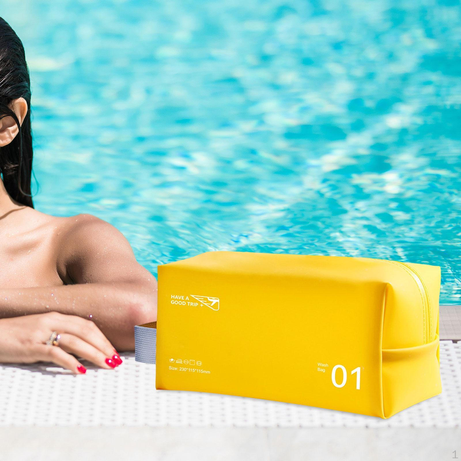 

Дорожная косметичка, косметичка, сумка для хранения, многоцелевая для женщин и мужчин, портативная косметика yellow