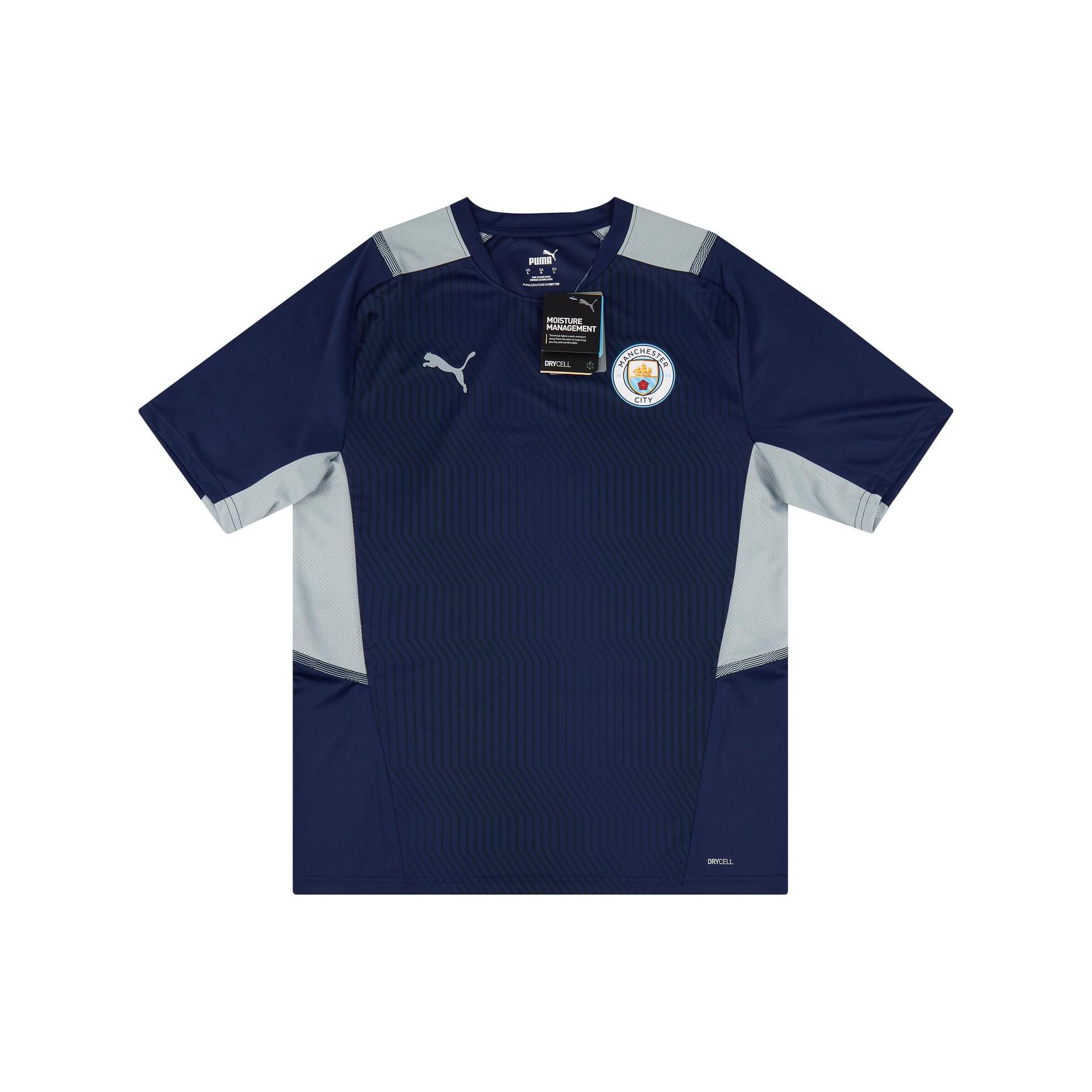 

New PUMA Manchester City s Home Jersey Collection T Shirt Men s Blue 764459-13 M