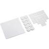 Assortment of Self-adhesive Pads - MEISTER - 131 Pieces - White - Felt - Noise-reducing
