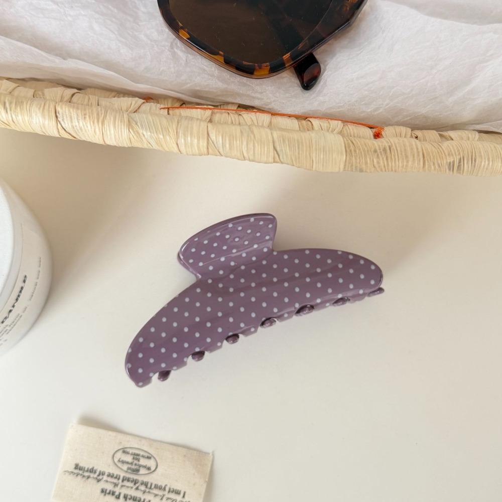 Hairpin Polka Dot Hair Clip Large Grab Clip Personalized Acetic Acid Hair Claw Hair Accessories