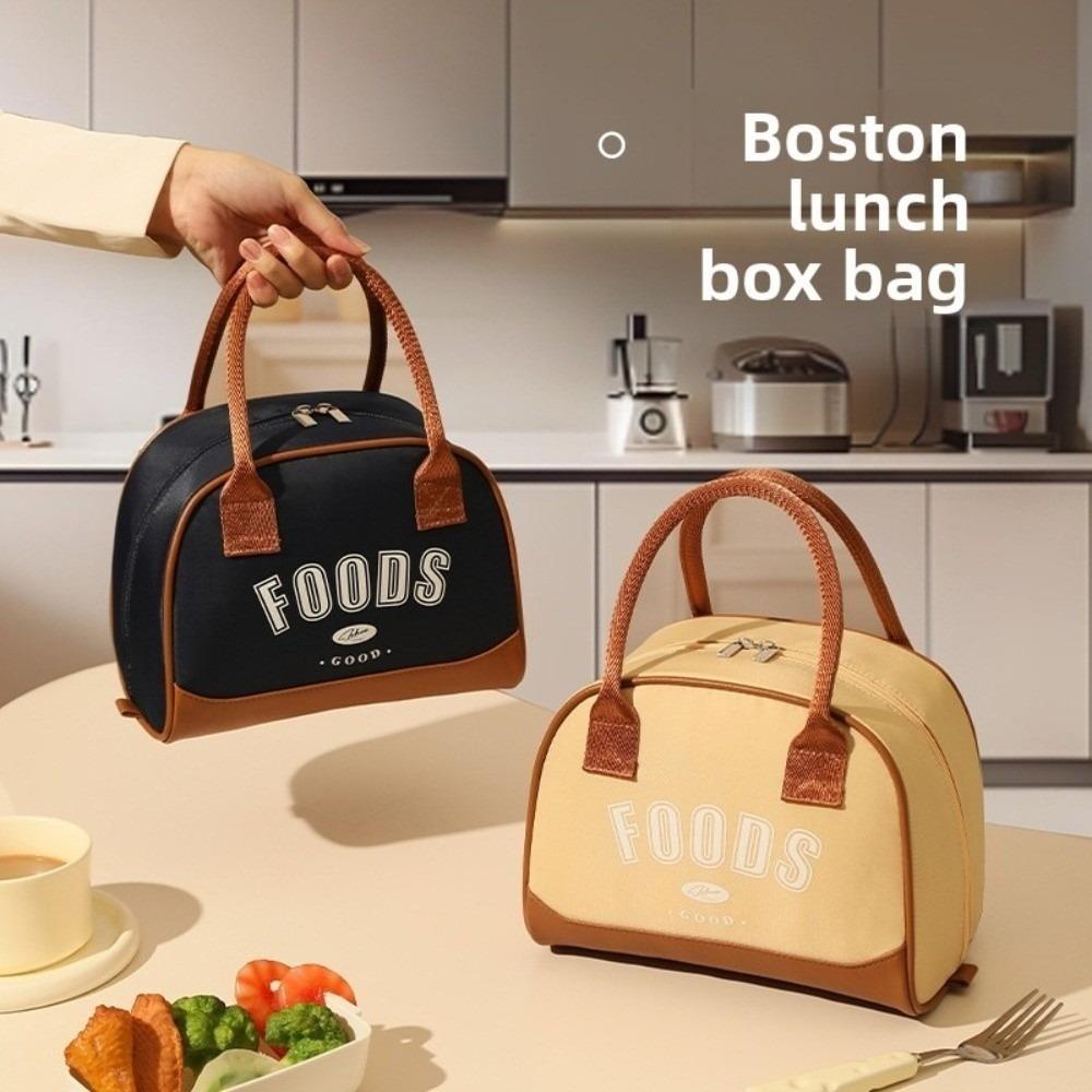 Waterproof Lunch Bag Foldable Picnic Handbag Fashion Insulated Thermal Bag Storage Pouch