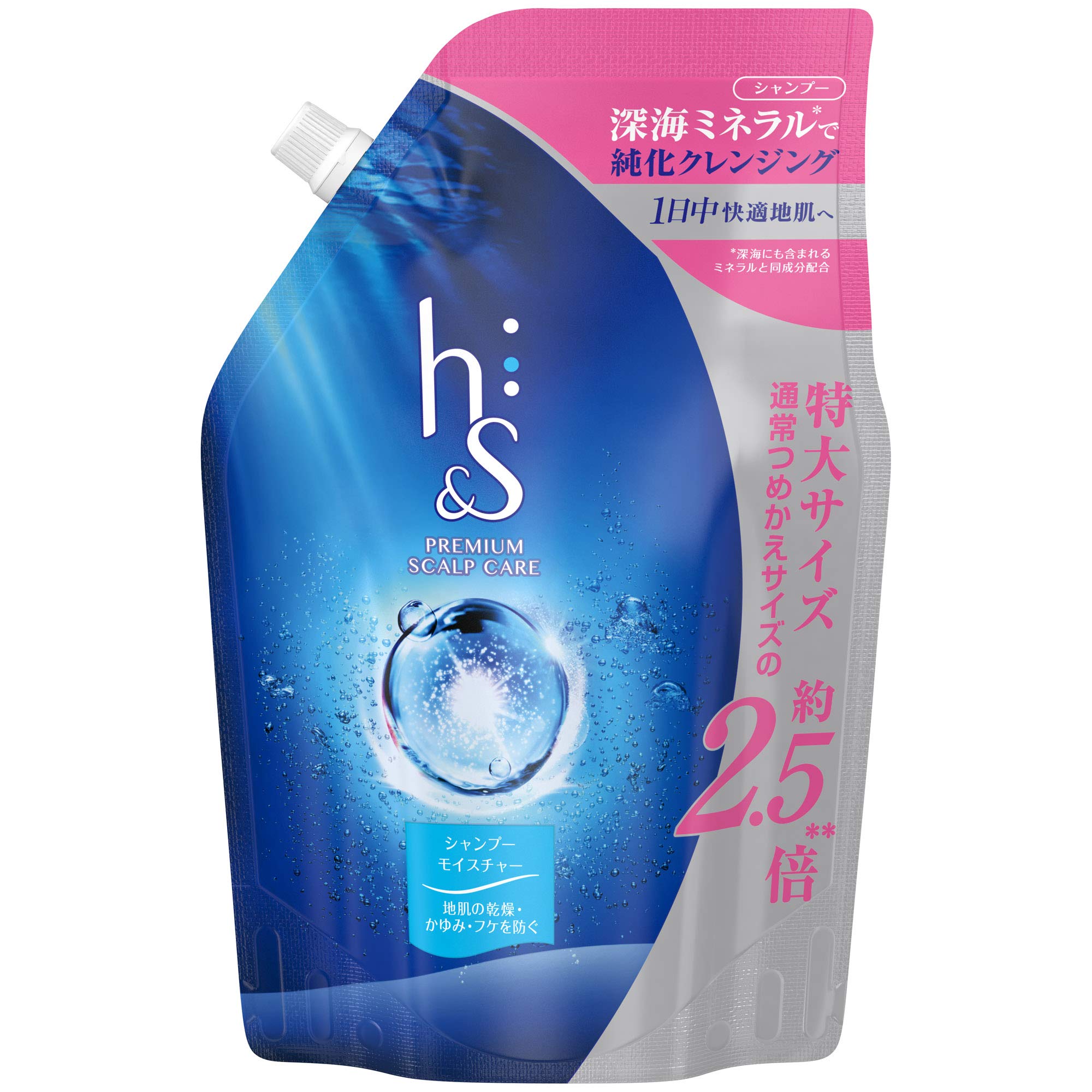 

Сменный блок шампуня Moisture Extra Large 800 мл [Большая емкость] h&s