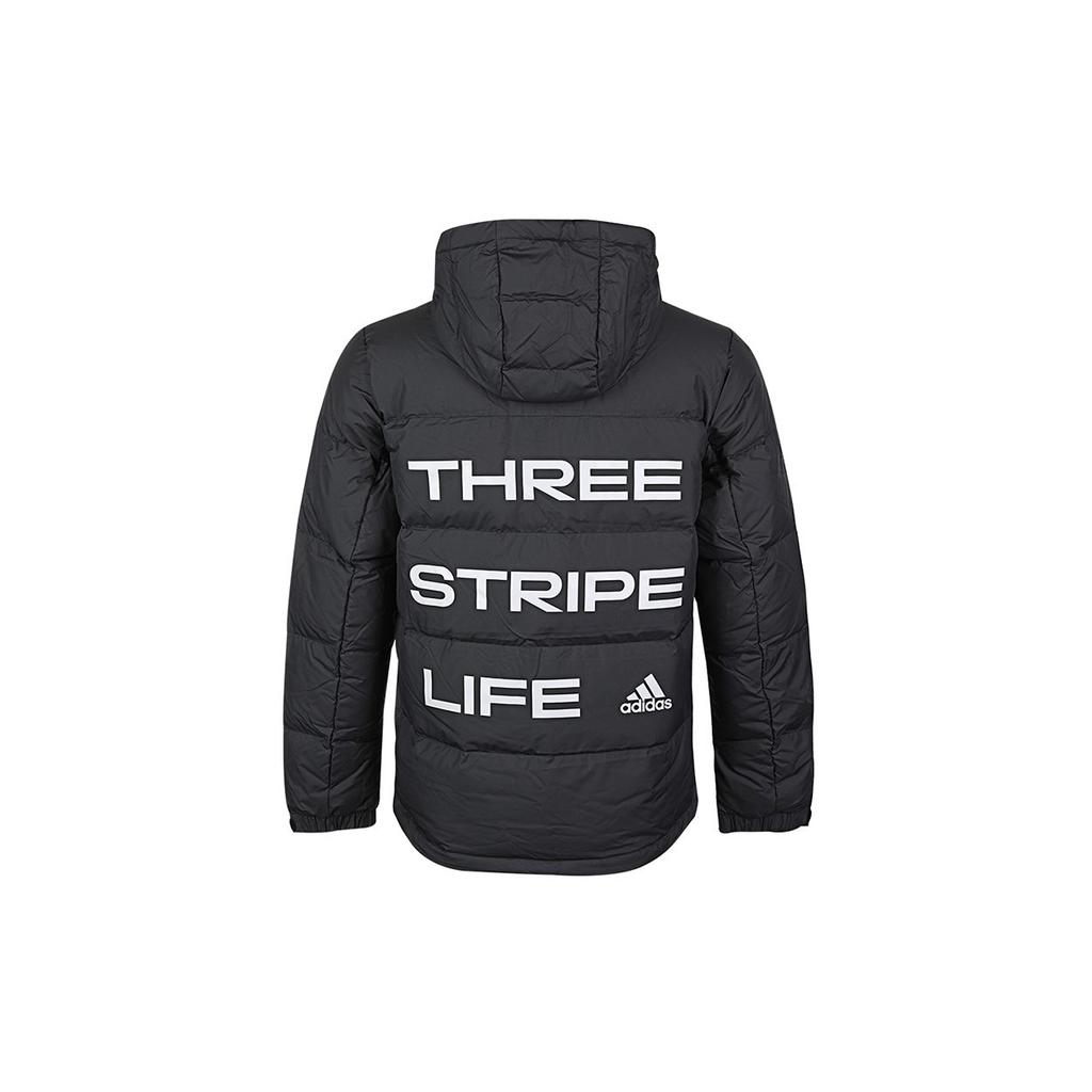 adidas Down Jackets Men's Black Hooded Thickened Other GF0063