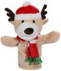 ColorfylCoco Reindeer Christmas Puppet with Moving Mouth, Hand Puppet, Animal Puppet Show, Ventriloquism Glove Puppet