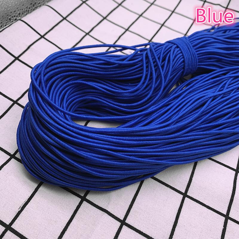 5 Yards 2,0 mm 2,5 mm Hochelastisches Rundes Gummiband Gummiband Elastische Schnur DIY Zubehör