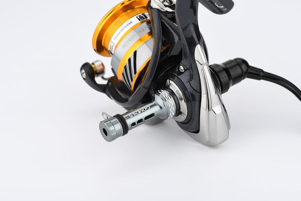 Gomexus Reel Compatible with Spinning 10g Egi Includes Adjustable Custom Easy Installation R5-P Stand, Co-rotating, Reels, Holder, Weight, Balancer,