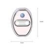 4PCS Silicone Car Door Lock Cover Door Stopper Protector For Volkswagen VW Golf Amarok Arteon T-ROC T5 ID3 Tiguan T-Cross Passat