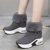 Winter Women's Platform Snow Boots Suede Comfort Warm Ankle Cotton Shoes Trend Cold Resistant Thick Sole Women Boots Botas Mujer