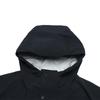 Fila Fleece Lined Waterproof Windproof Three In One Jacket Men Jackets Black A51M441702F-BK