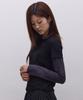 Ebeulisi Dot Patch Layered Long Sleeve (Black)