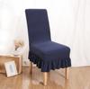 Skirt Dining Chair Cover Jacquard Elastic Soft Seat Cover Anti Stool Slipcover Suitable for Kit Pet Room Living Home Decor