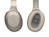 Sony Wireless with Gray Beige MDR-1000X Noise-Canceling Headphones Bluetooth/Hi-Res Compatible, Microphone,