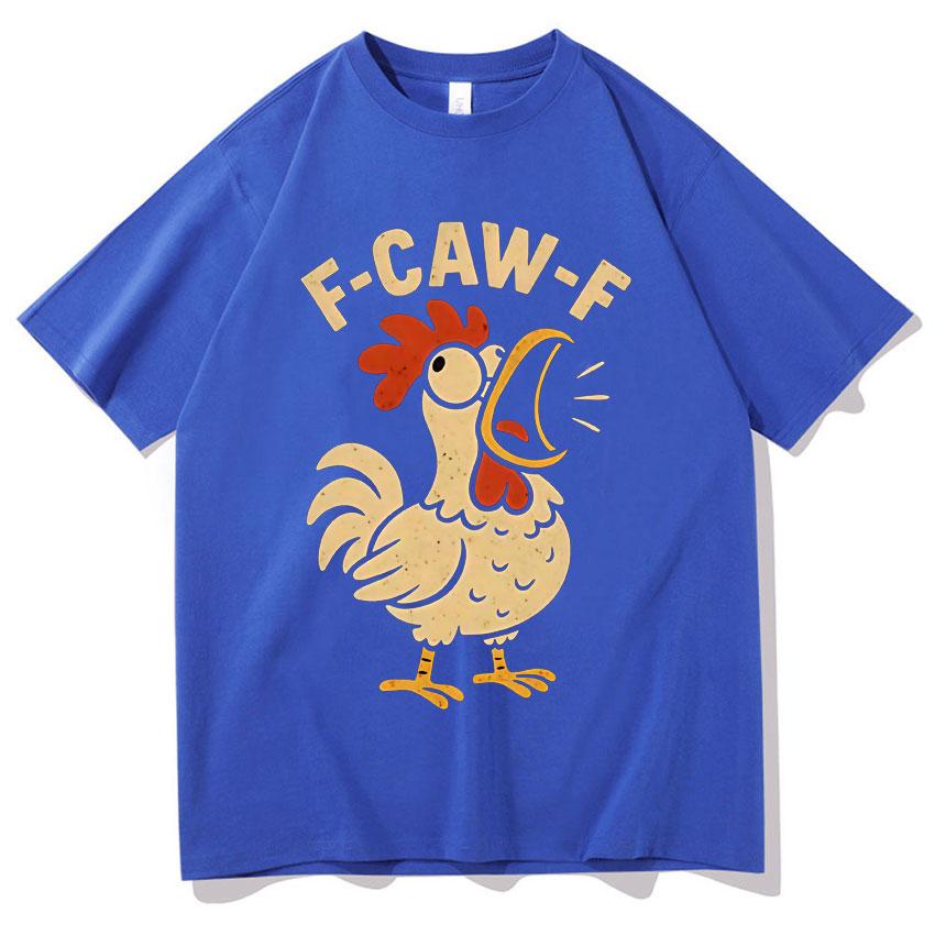 Funny FCawF TShirt Double Sided Print Men Fashion High Quality Y2K Tshirt Chicken Casual Short Sleeve Hot Sale Teenagers Tops