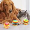 Pet Ball Dog Teething Toys Balls For Aggressive Chewers Fetch Games Puppy Accessories For Pet Moving Exercise Play Boredom