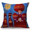 Lovely Cute Muslim Cartoon Ramadan Eid Mubarak Mosque Arabic Middle East Mediterranean Sofa Pillow Case Linen Cushion Cover Case