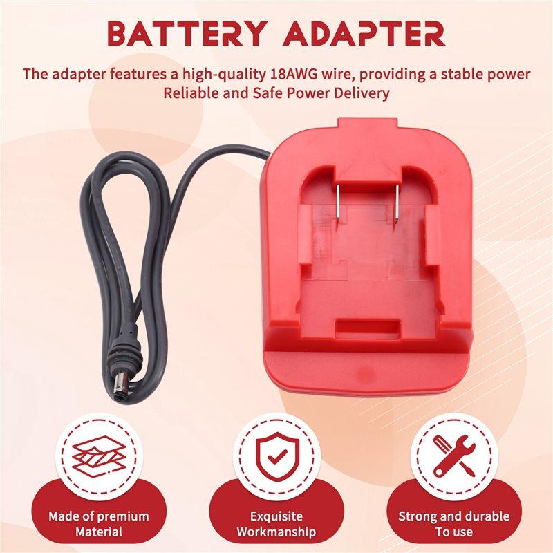 Premium-For 18V Lithium Battery For Starlink Mini Compatible Power Tool Battery Adapter DC DIY Power Cable