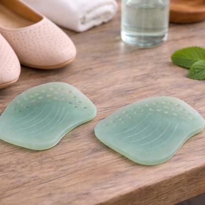 Paar Einlagen für das Fußgewölbe MENTHOGEL – SEBS Flexibel, Komfortable Dämpfung, Hypoallergen, Frischer Minzgeruch
