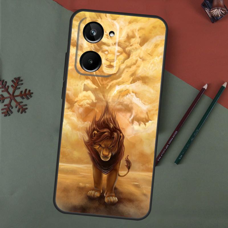 

Lion Animal Case For Realme 15 Pro GT7 GT6 C65 C67 C61 C53 C55 C51 C35 C63 C71 C75 11 12 13 14 Pro Plus Realme 12 Pro Plus