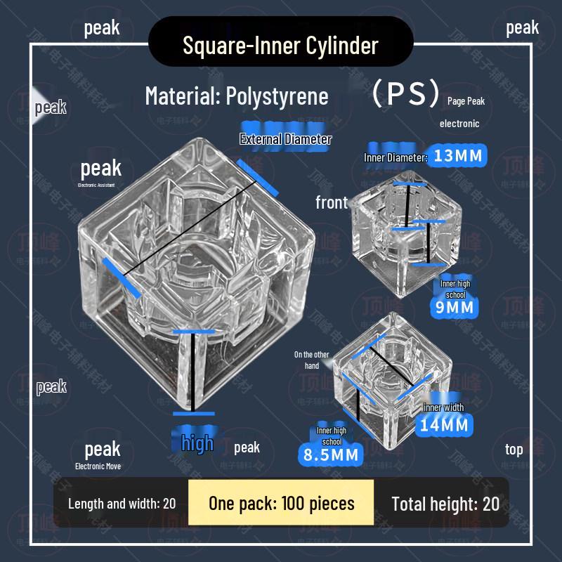 Einweg-Acryl-Kristallharzform für metallographische Kaltpress-Proben