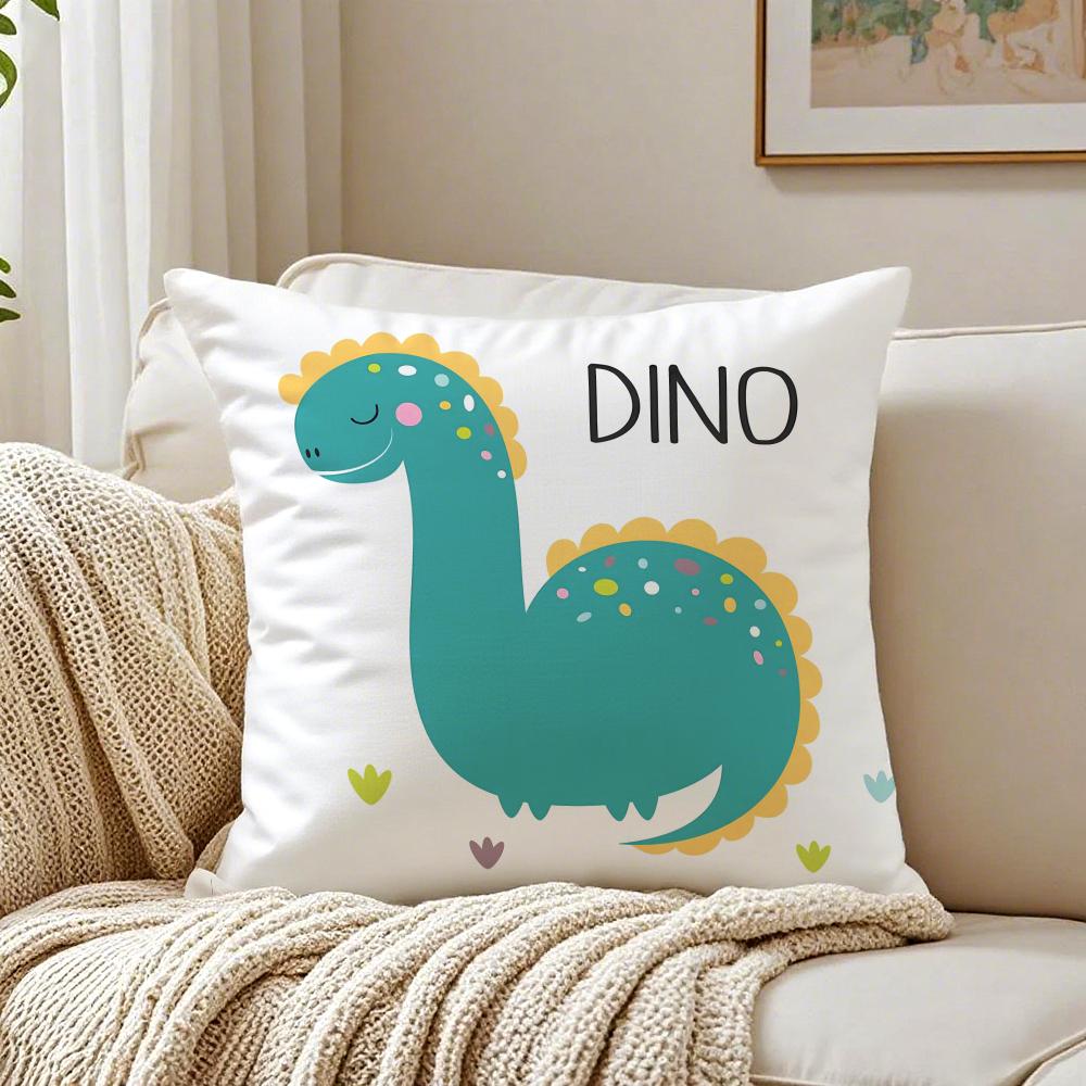 Cute Dinosaur Cushion Cover Pillowcase Antidustmite living Room Sofa Decor Cushion Room