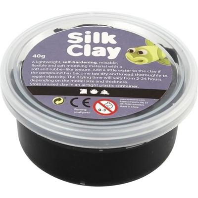 Glina modelarska Silk Clay Self-Hardening - 40 gr Czarna - Dorosła - Mieszana