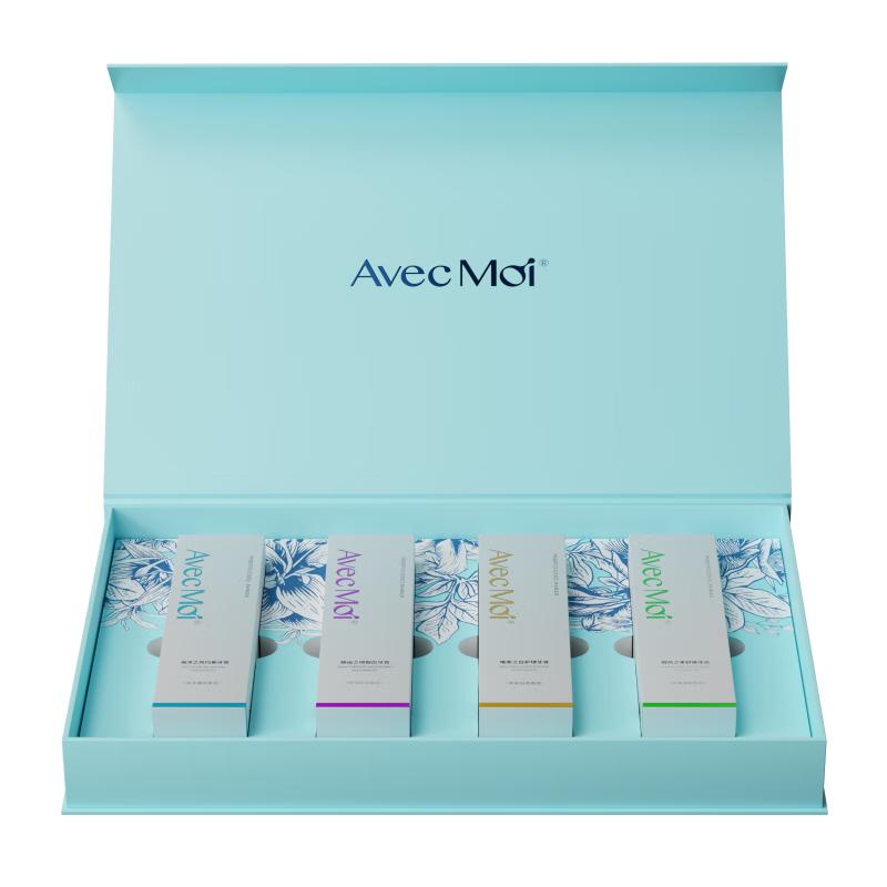 Avec Moi Ocean Wind Probiotic Whitening Toothpaste 4-Piece Gift Set