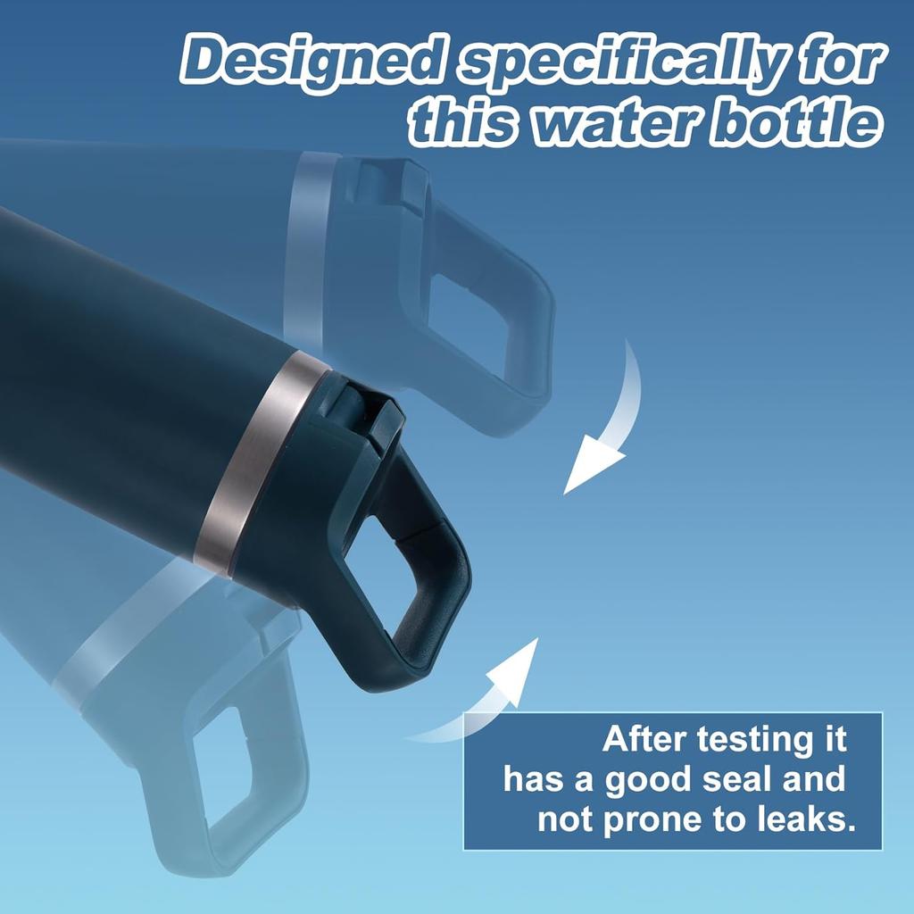 6pcs Water Bottle Gasket Replacement, Food Contact Grade O Ring Replacement Leakproof Lid Seal Replacement for Silicone Seal Replacement Compatible