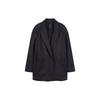 LAP Suede Cut-Out Contrast Boxy Jacket As3Lz865