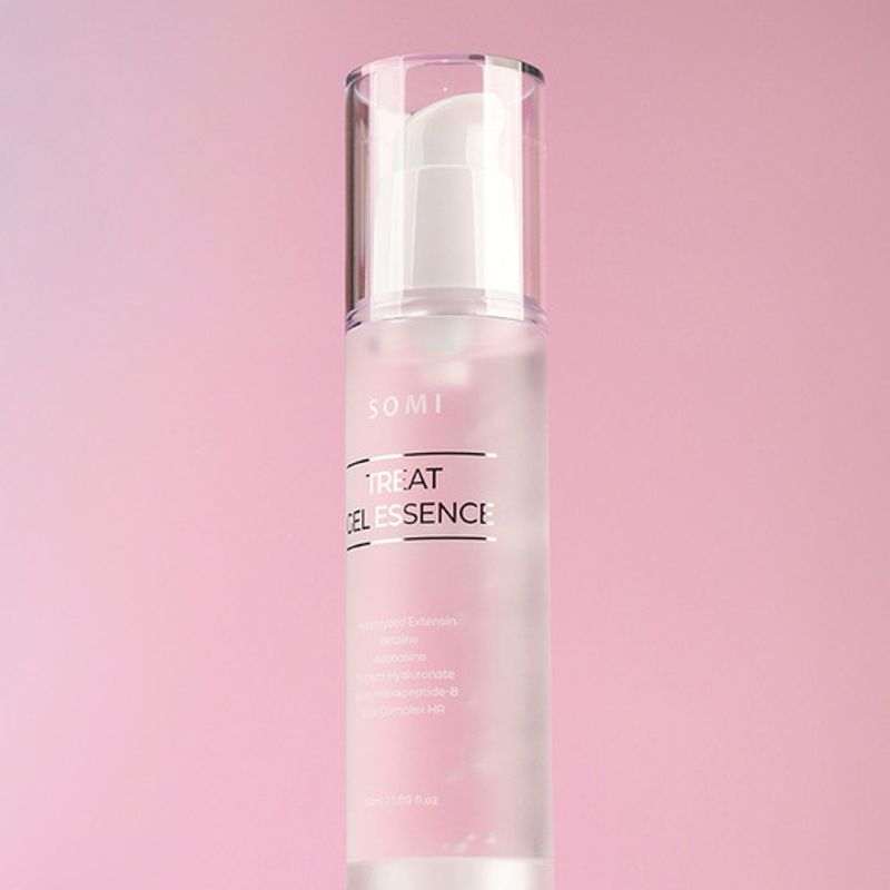 TREAT GEL ESSENCE 50ml Hypoallergenic moisture and elasticity essence containing peptides and collagen