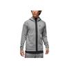Jordan Pattern Logo Zip Hoodie Jacket Men Outerwear Dark-Grey DV9784-063