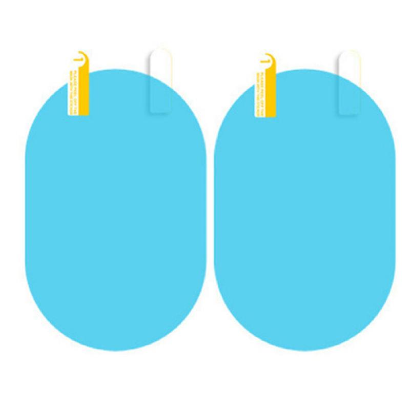 10Pc Car Anti Water Mist Film Anti Fog Rainproof Rearview Mirror Protective Film